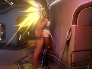 Mercy getting pounded + sneaky Tracer - MeltRib