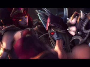 Ее королева - Алекстраза / сильвана World Of Warcraft Futanari