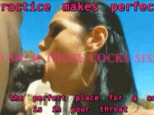 Sissy Face Fuck Deepthroat GIF
