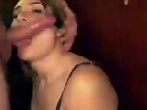 Wife Sloppy MILF Lips Face Fuck Deepthroat Blowjob GIF