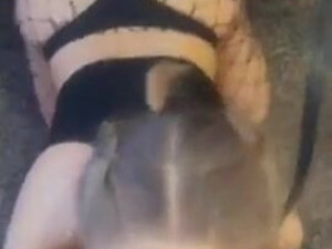Master/Slave Deepthroat Cum GIF