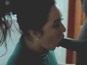 Karlee Grey Interracial Hair Pulling Deepthroat Blowjob Big Dick BBC GIF