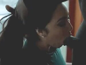 Karlee Grey Interracial Hair Pulling Deepthroat Blowjob Big Dick BBC GIF