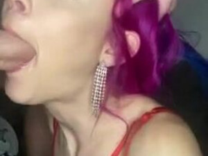 UK Teen Sloppy Petite OnlyFans MILF Hotwife Deepthroat Close Up British Blowjob Big Dick GIF