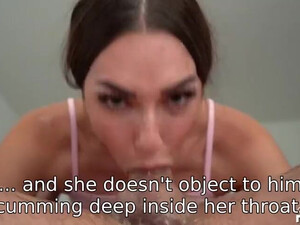 ThroatPie Sloppy Hotwife Deepthroat Cum Swallow Cum Cuckold Cheating Caption Boss Blowjob Big Dick GIF