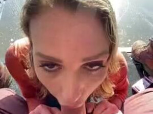 Public Outdoor OnlyFans NSFW Mom Mia Malkova Face Fuck Deepthroat Cock Worship Cock Milking Blowjob Blonde Balls Sucking Ball Worship 60fps GIF